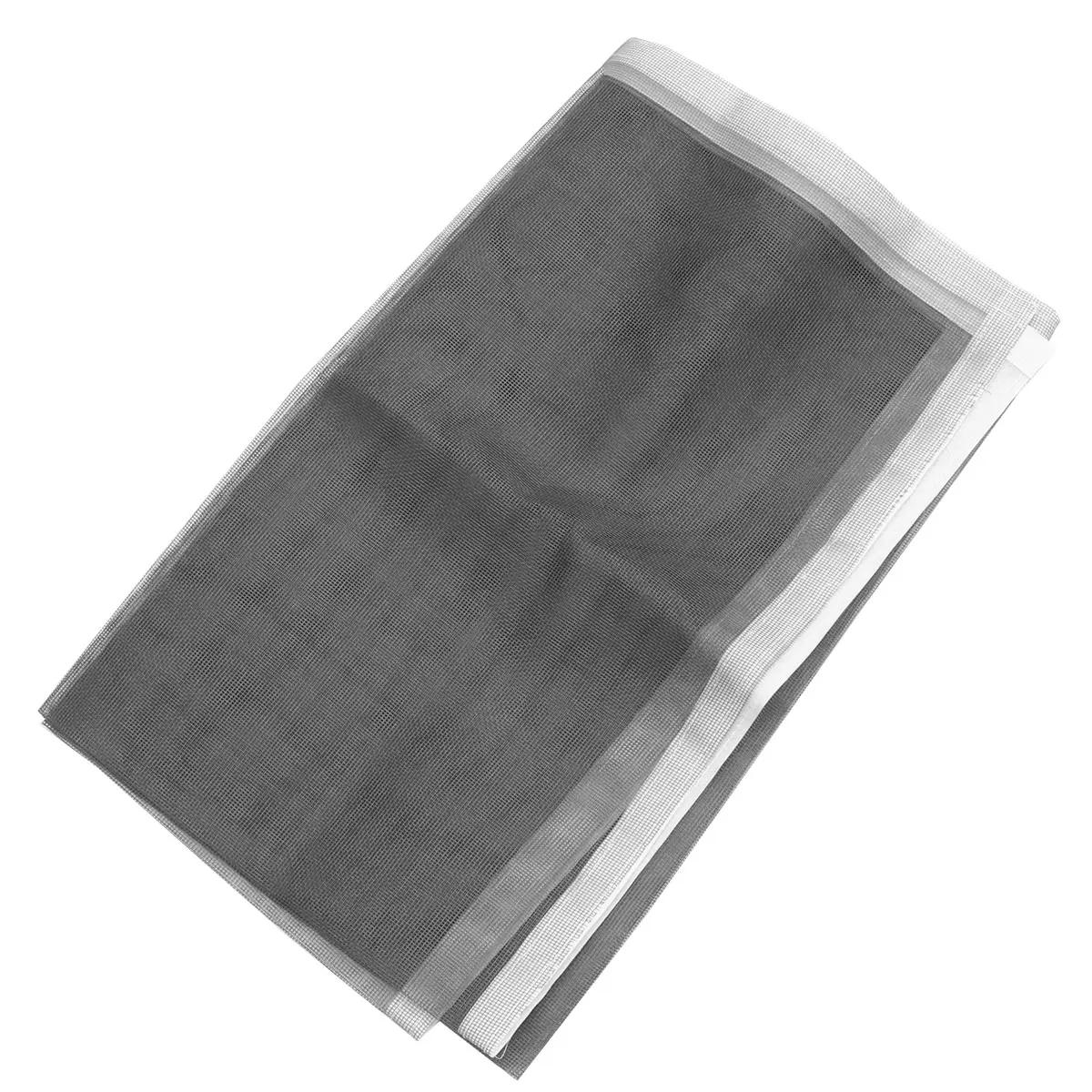 

Insect Proof Mesh Net Window Screen 0.7X1M Black Self-Adhesive Hook Loop Tape Washable Bug Barrier For Screen Cover