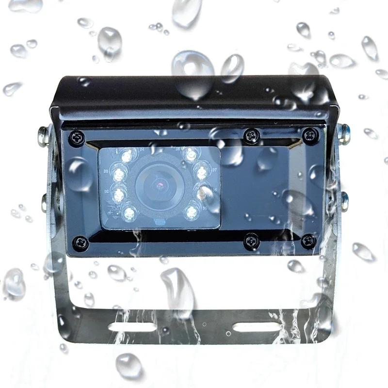 IP69K 7 Inch Waterproof Boat  Aluminium Alloy Hd Lcd Car Motorized Flip 1080P Back Up Camera