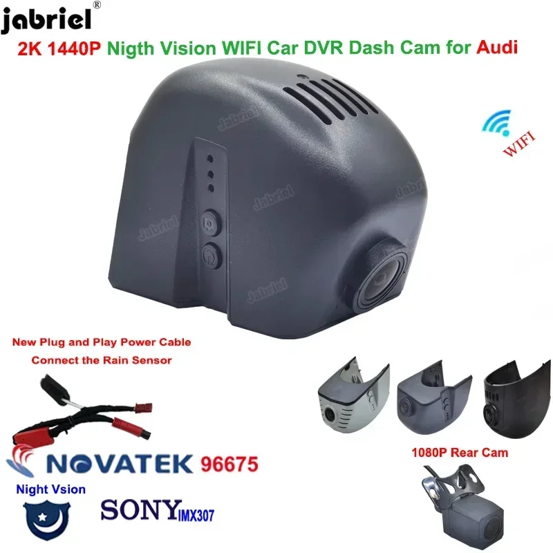 

2K Plug and Play for Car-DVR for Audi q3 q5 q7 q8 a3 a4 a5 a6 a7 a8 s4 s5 s6 s7 rs tt c5 c6 c7 8p 8v b5 b6 b7 b8 Dashcam