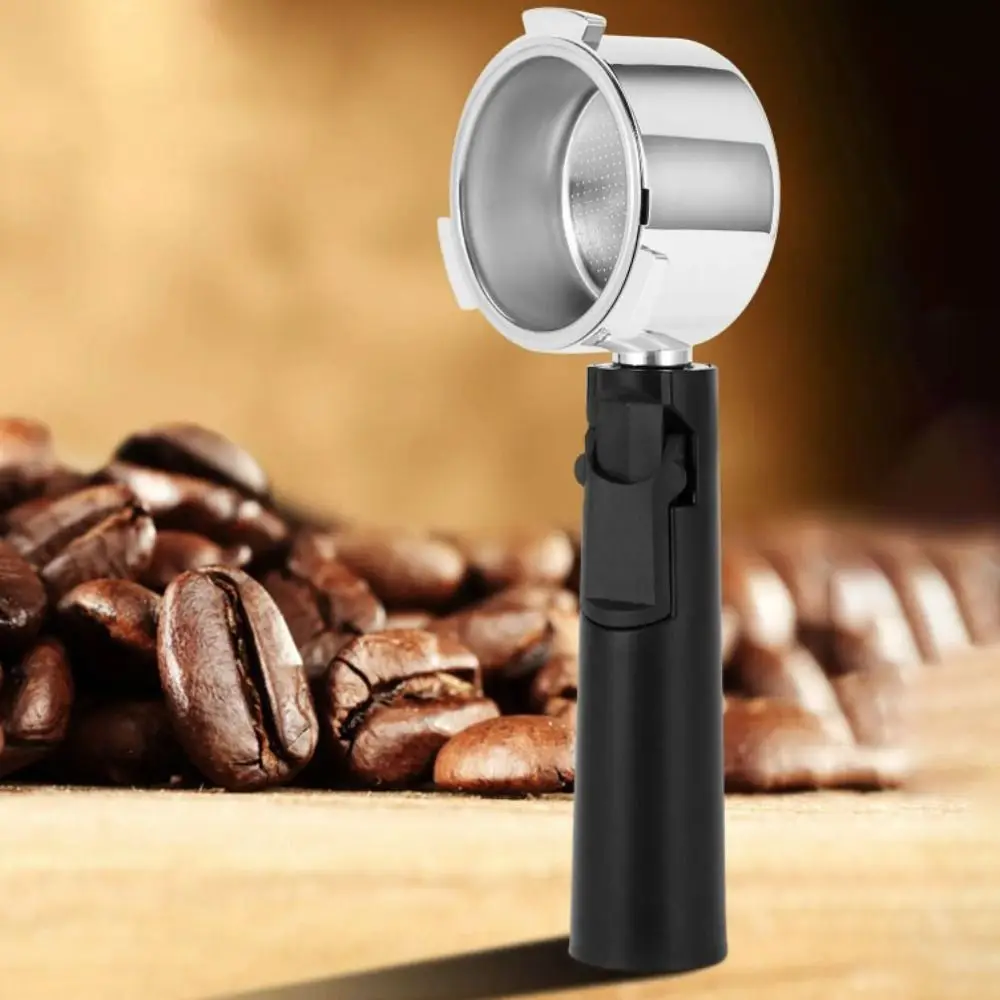 

Practical 51mm Coffee Portafilter 3 Ears Stainless Steel Espresso Filter Handle Bottomless Coffee Machine Replacement Parts Cafe