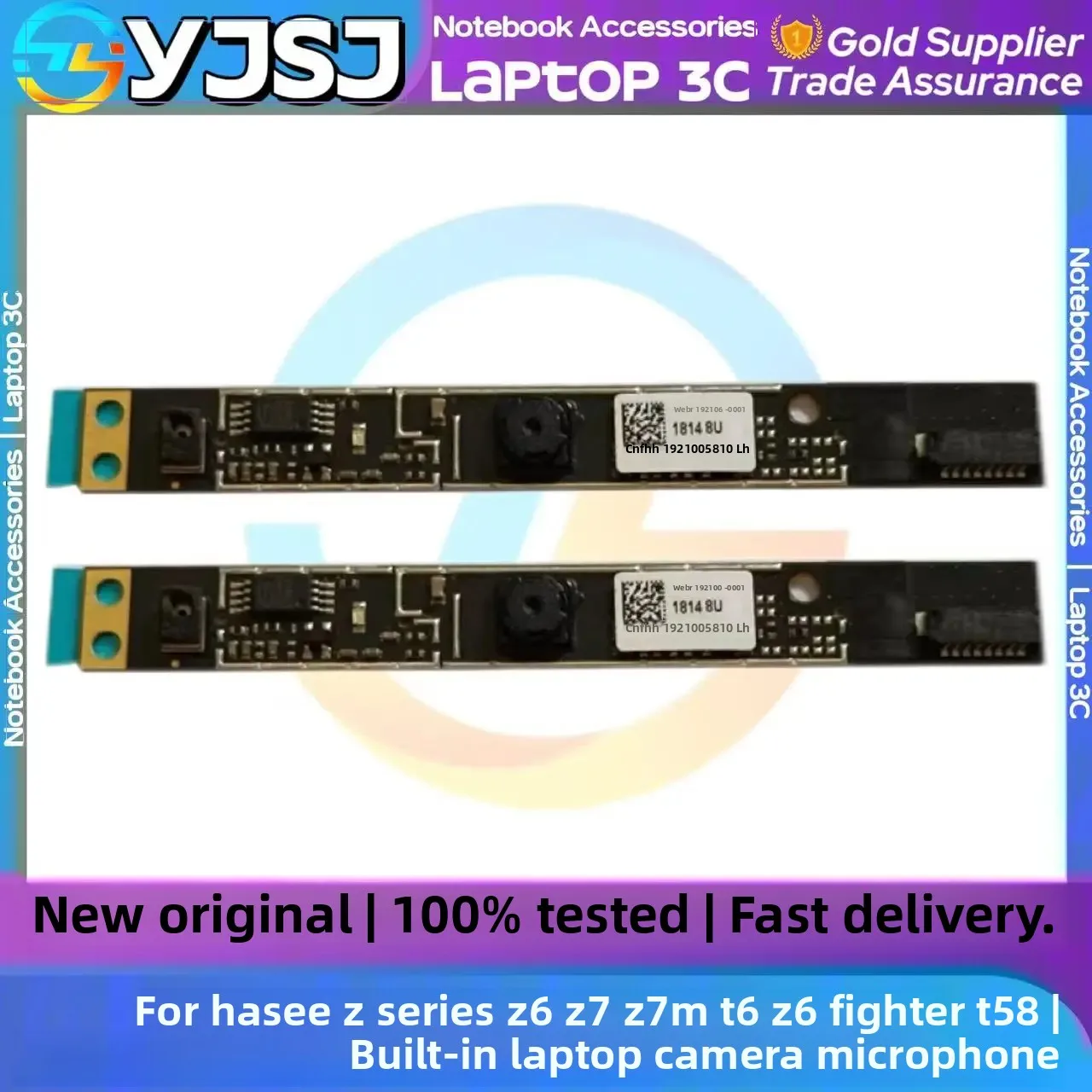 New Original Laptop Notebook Camera For Hasee Z Series Z6 Z7 Z7M T6 Z6 Fighter T58｜Built-in Laptop Camera microphone