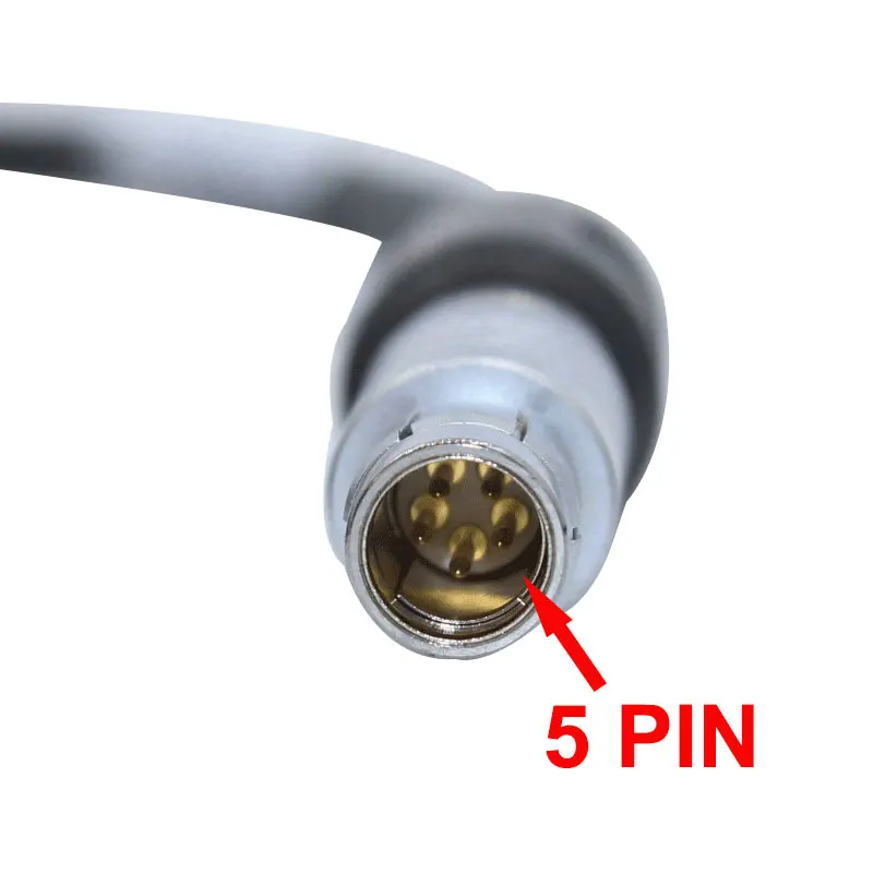 Imagem -04 - Cabo de Alimentação de Dados para Top-con Hiper v ii Pro gb gr A00304 5pin Estação Total Conexão Macho para Usb pc para Gps Topografia Rtk