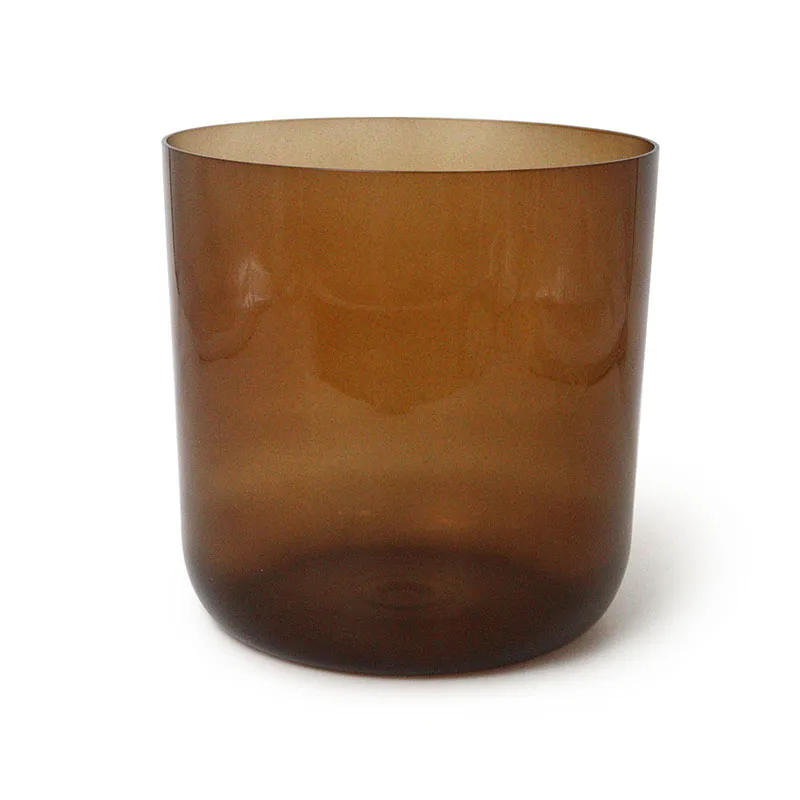 ZHQH Brown Alchemy Magical Crystal Singing Bowl Sound Healing Music Bowl Yoga Healing Singing Bowl Instruments with Mallets