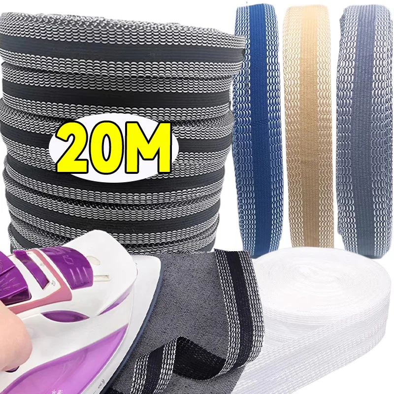 

1-20M New DIY Sewing Self-Adhesive Fabric Pants Hem Paste Tape Trouser Edge Paste Iron-on Pant Shorten Repair Jean Hemming Tapes