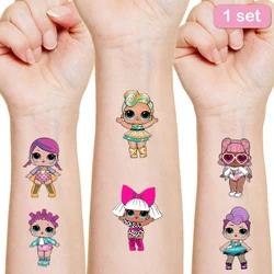 LOL Surprise Dolls Tattoo Sticker Random 1PCS Action Figure Surprise Cartoon Kids Girls Christmas lols Birthday Gifts