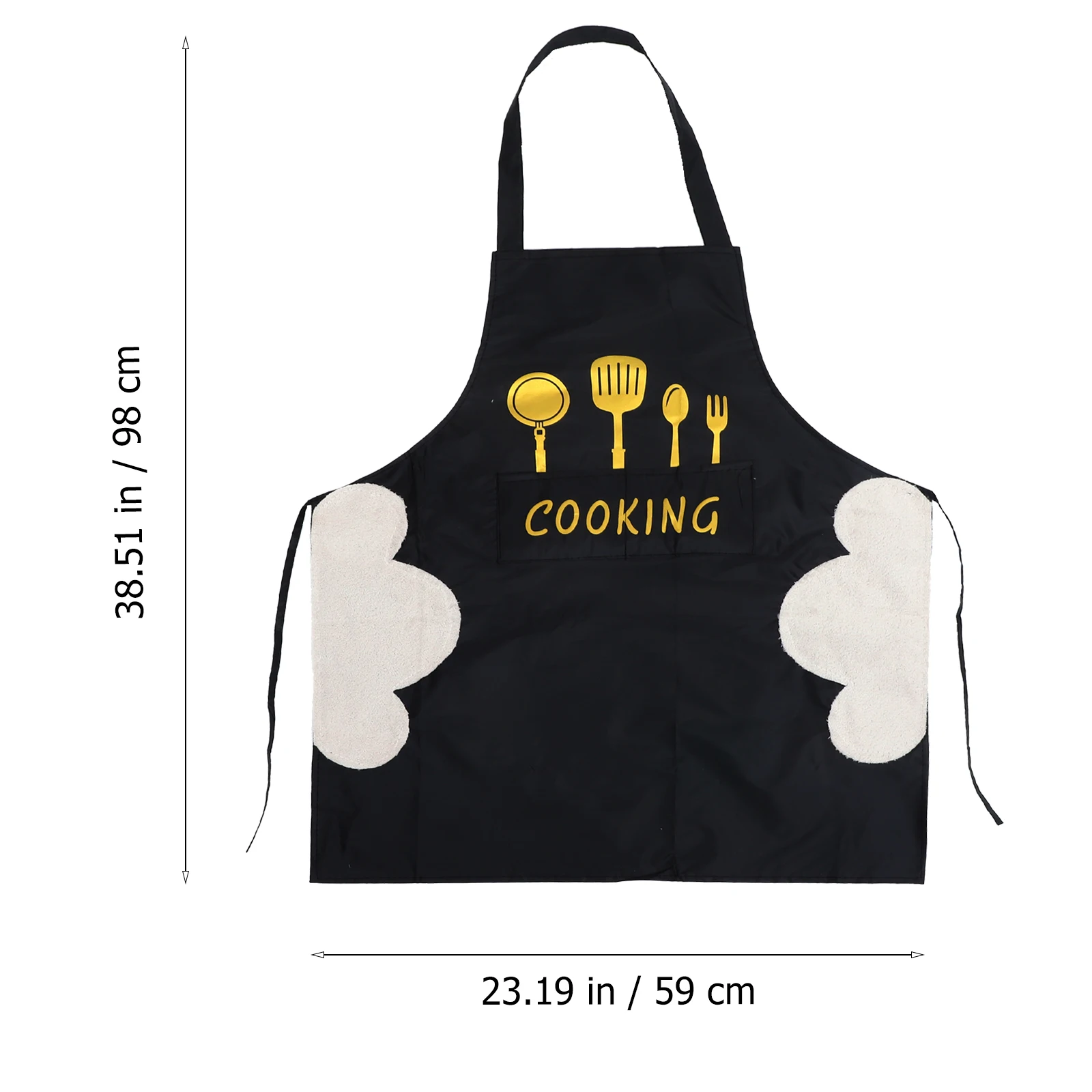 

Waterproof and Oilproof Apron Grilling Aprons Barbecue for Men Mens Bbq Women Black Kitchen