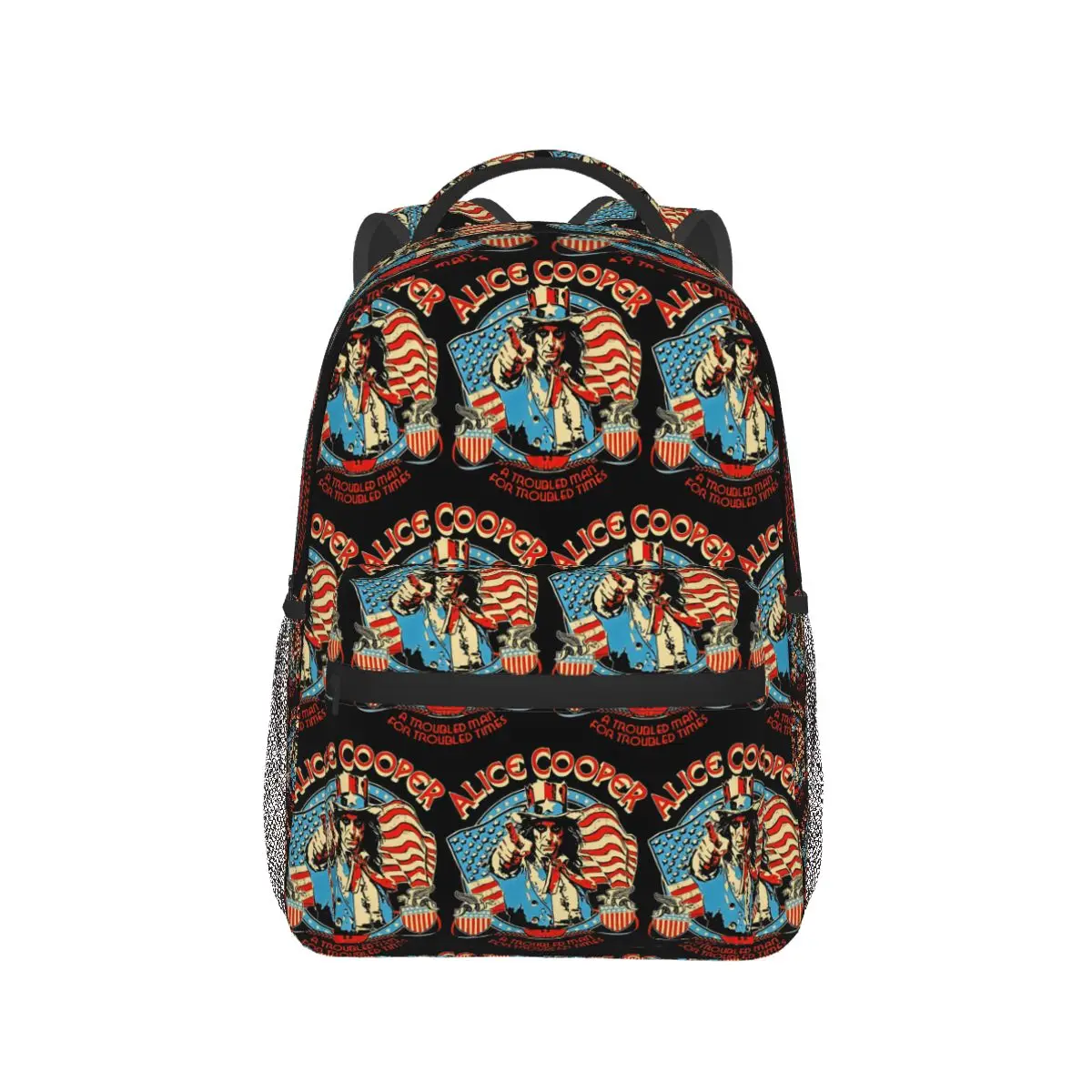 

The Alice Cooper Band Backpack Hot Sale Daypack Large Capacity Boys Girls BookBag School Bag Shoulder Bags for Men Women