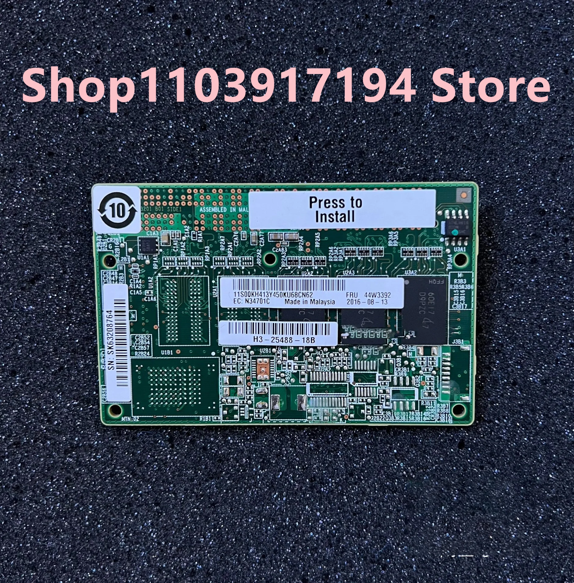 

FOR IBM 44W3392 44W3393 00KH413 00KH414 M5200 M5210 1GB cache Array card