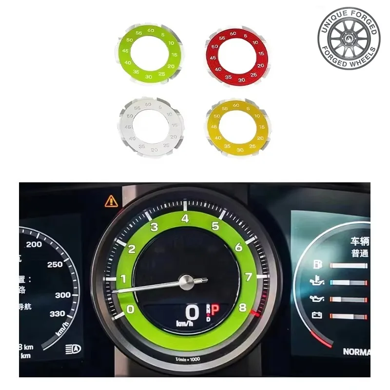 26 Style 2020-2023 Car Modification Upgrade Instrument Paper Stopwatch Clock Color Modification Upgrade For 911 992 Carrera
