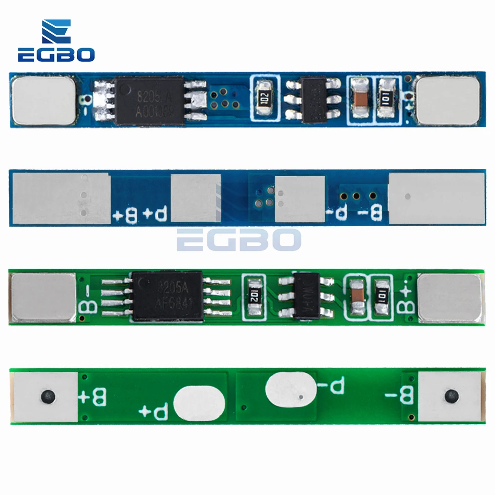 10~40PCS EGBO 1S 3.2V 3.7V 3A LiFePO4 / Lithium Li-ion BMS PCM Battery Protection Board Pcm For 18650 32650 Battery Packs