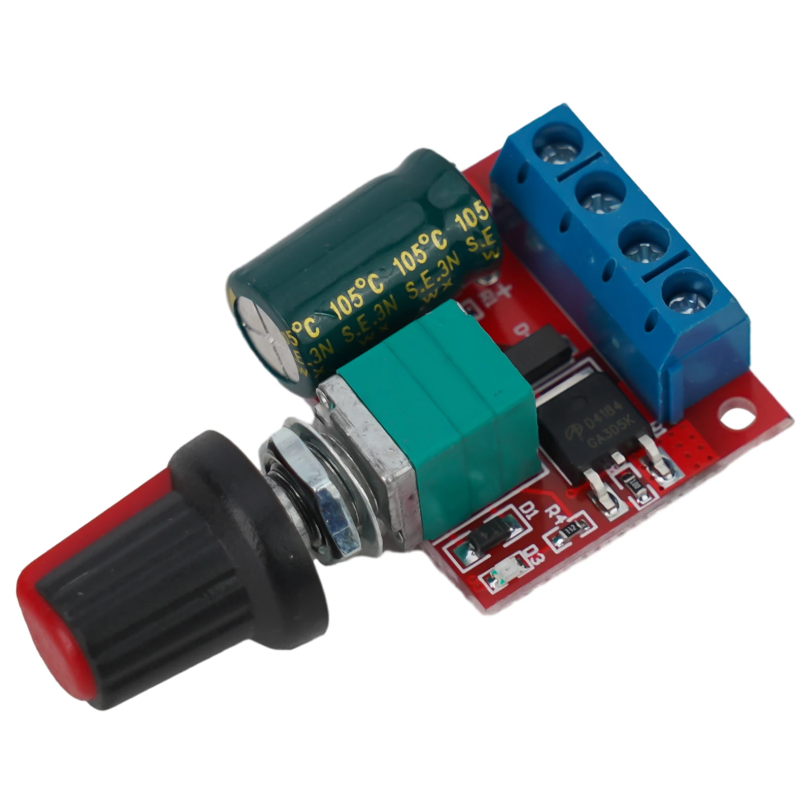 Voltage Regulator Speed Controller Module 5A PWM Adjustable Drive Controller Module Low Voltage Motor Speed 12V DC