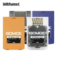 Juego Bitfunx salva tarjeta de memoria GCMCE FlipperMCE con pantalla OLED para consola de juegos Nintendo GameCube Wii RVL001