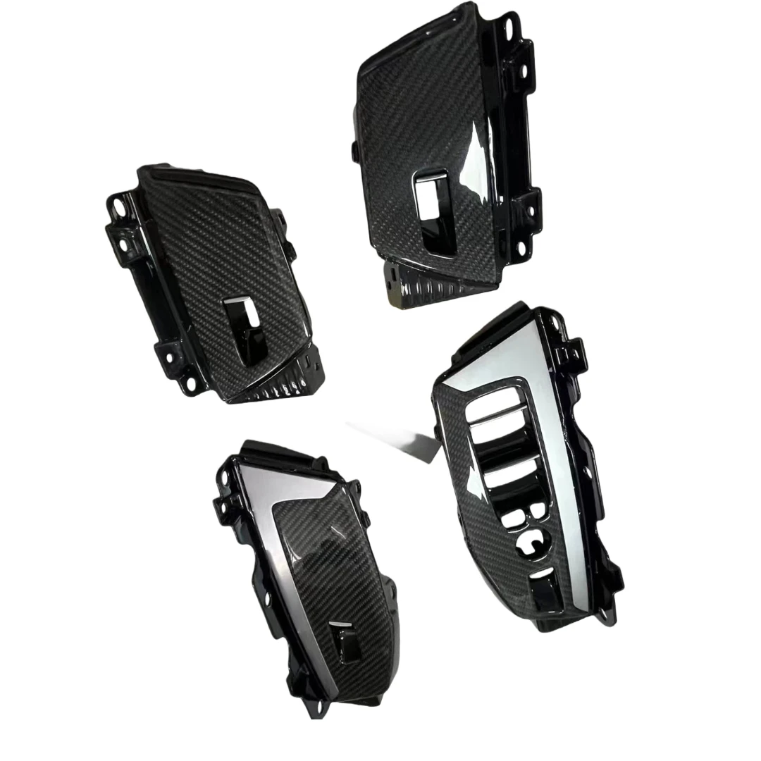 

For BMW X3 G01 X4 G02 X3m F97 X4m F98 2018-2024 Inner Window Lifting Switch Door Handle Pull Real Carbon Fiber Replacement