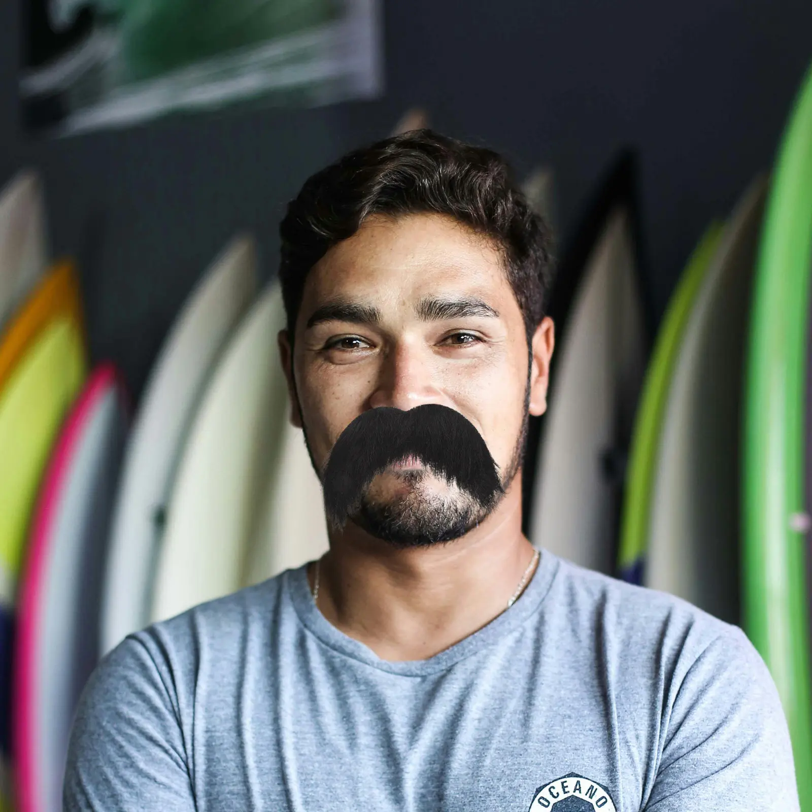 

Набор из 6 реалистичных накладных усов и бороды коричневого и черного цвета для костюмов, аксессуары для Хэллоуина и маскарадных вечеринок