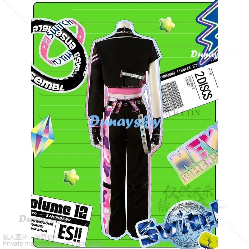 لعبة فرقة النجوم التبديل هاروكاوا سورا أوبا تسوموجي ساكاساكي ناتسومي تأثيري كرنفال حلي هالوين زي عيد الميلاد الباروكات