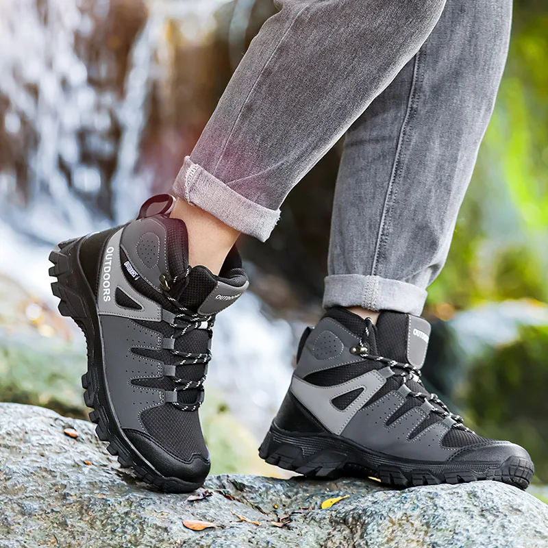 Outdoor Casual Walking Shoes Jogging Athletic Trainers Professional Wide Toe Sports Running Shoes Comfortable Cushioned Sneakers