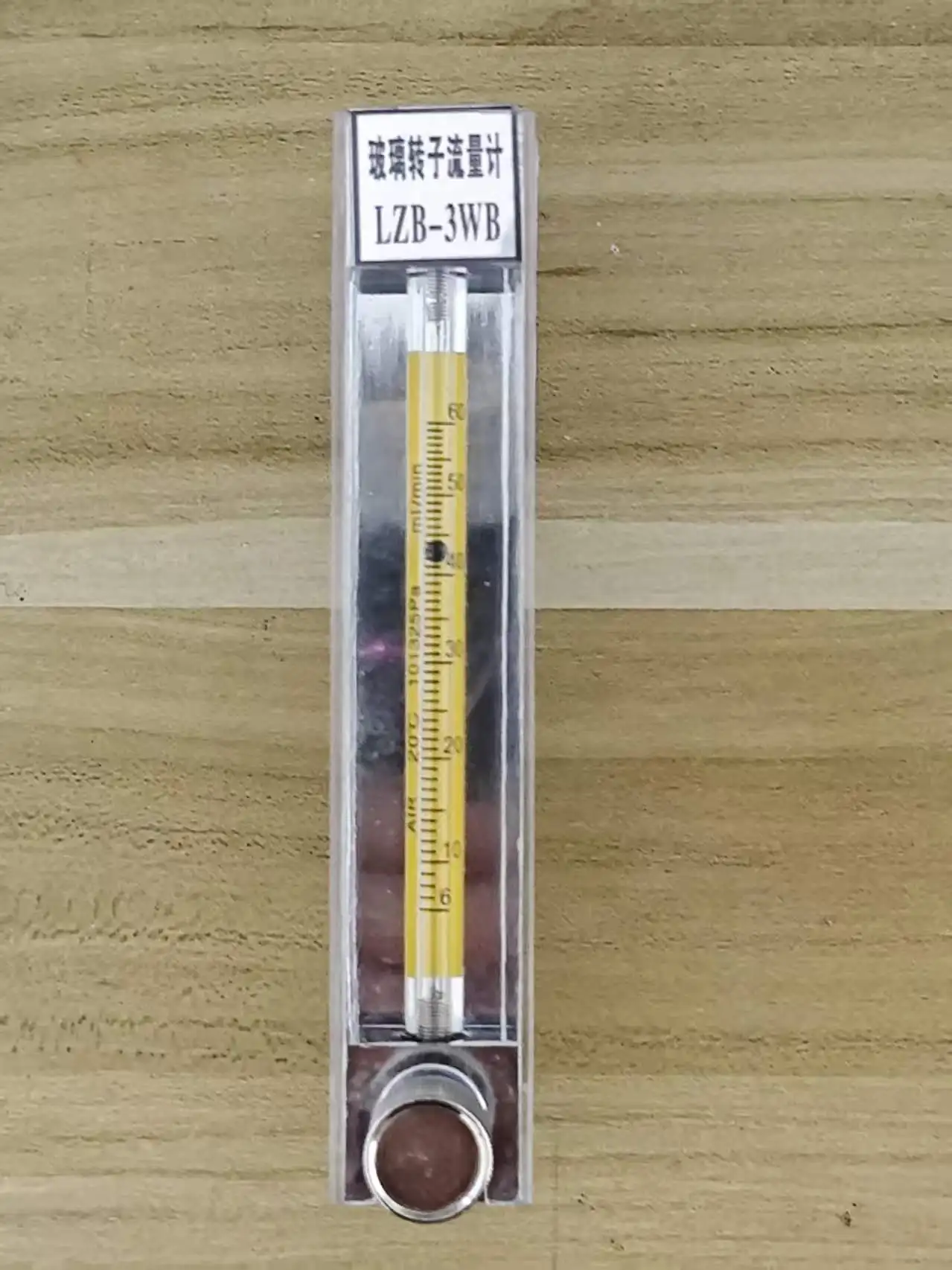 LZB -3, Glass Rotameter for Gas/Air Flow Meter with Control Valve. Small Measure Range, It Can Adjust Flow