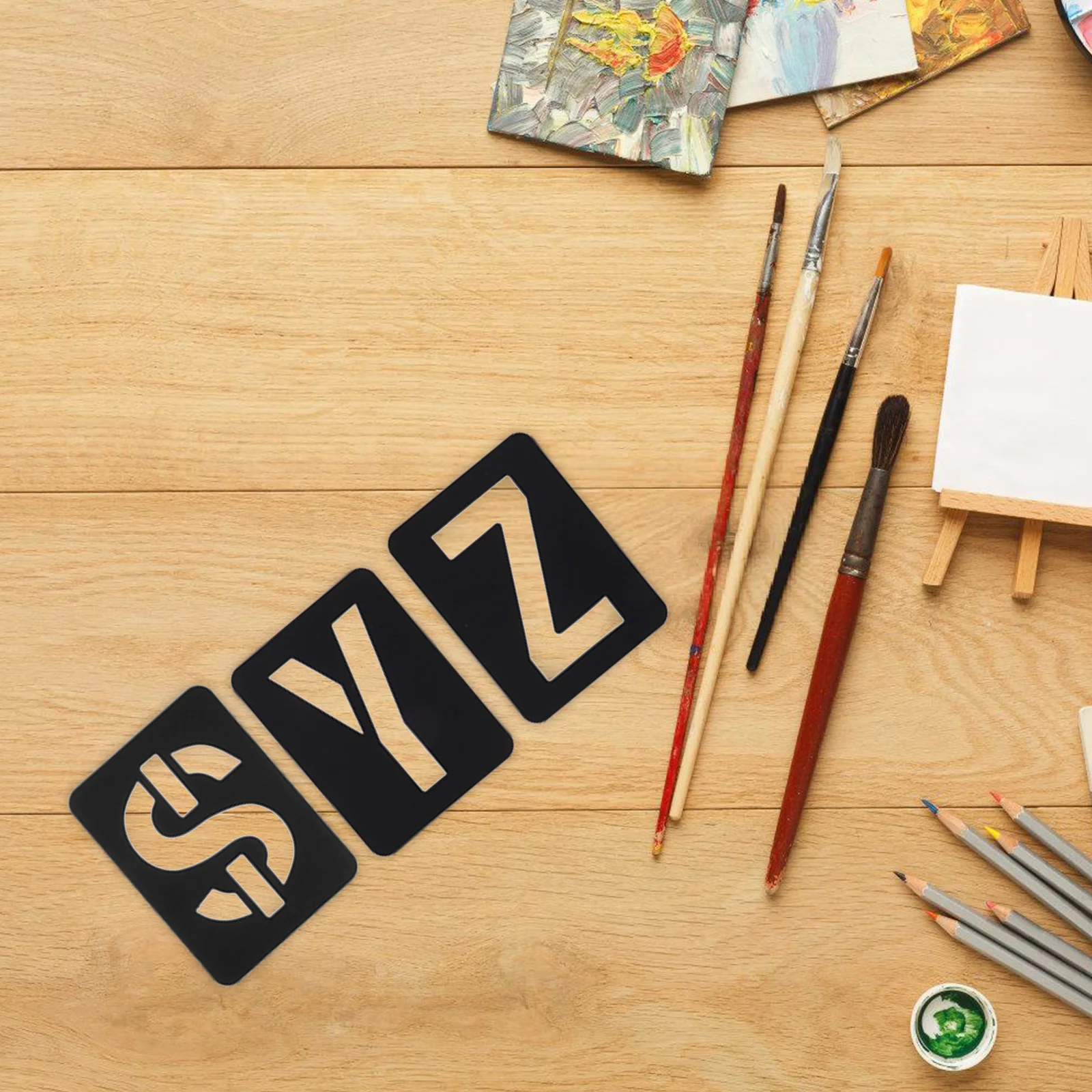 Stencils for Crafts Letter Template Ruler Large Alphabet Number Decorative Wall Painting