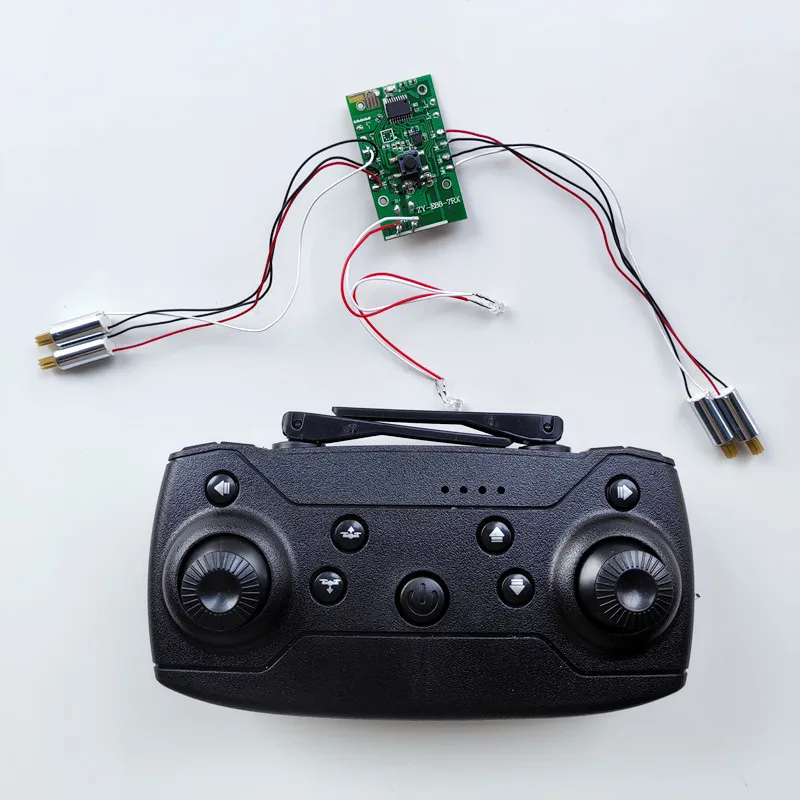 E88 804 Remote Controller With Receiver Board for DIY RC Drone Mini Quadrocopter 3.7V Coreless Motors  DIY Model Parts