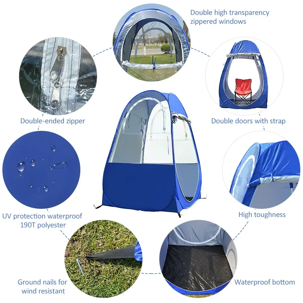 

Portable Outdoor Camping Tent Shower Tent Simple Bath Cover Changing Fitting Room Tent Mobile Toilet Fishing Photography