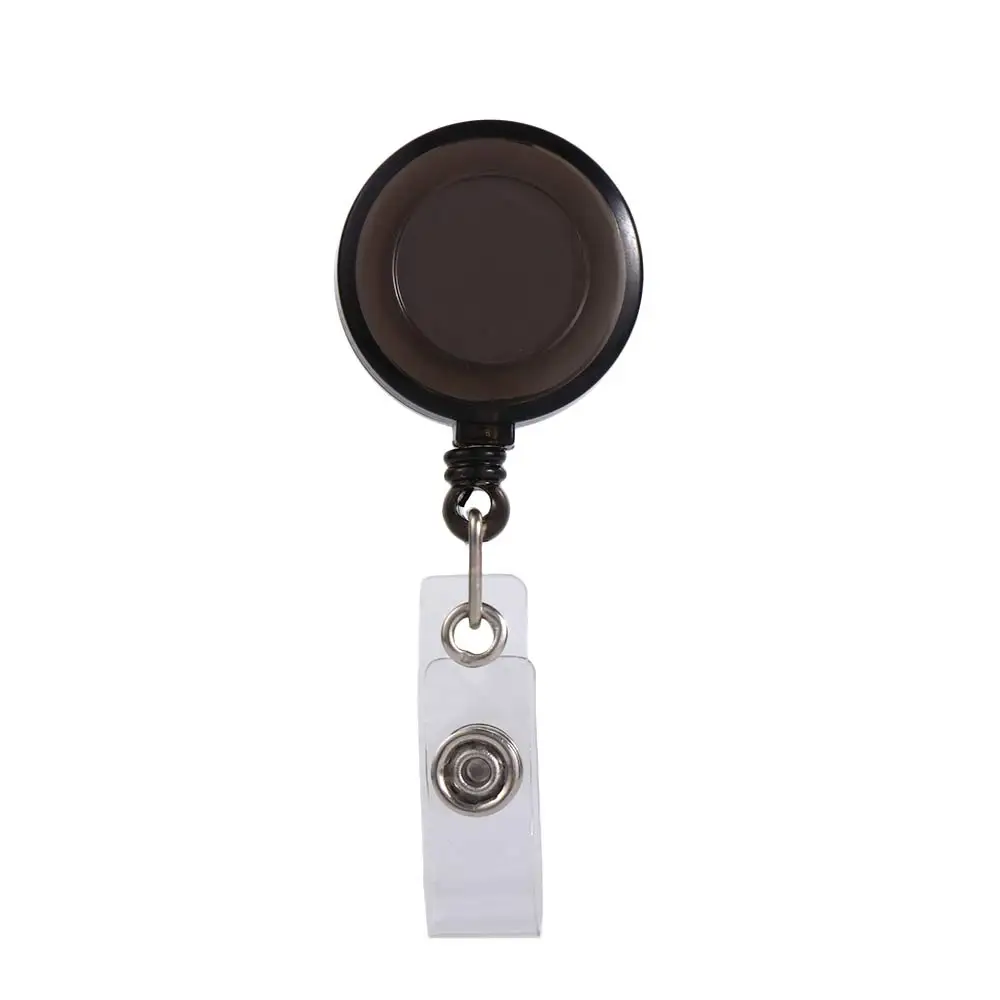 Transparent Students Card ID Card Clips Chest Card Name Tag Retractable Badge Reel Badge Reel Clip ID Card Holder Badge Holder