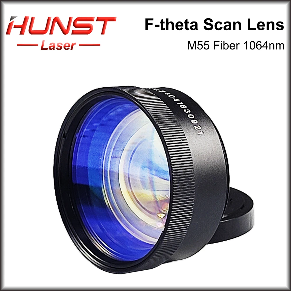 HUNST F-theta Scan Lens Thread M55 1064nm Galvo System for 1064nm YAG Optical Fiber Laser Marking Machine Parts