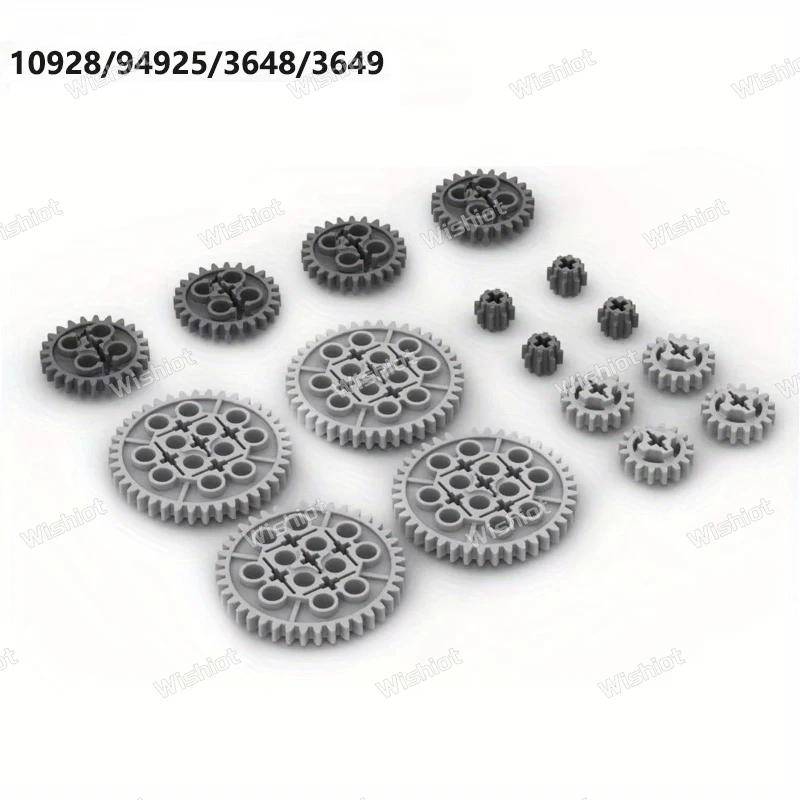 أجزاء مكعبات البناء الفنية والعتاد والمحور متعددة المواصفات 8/16/24/40 تروس الأسنان المجمعة ملحقات ألعاب الطوب MOC