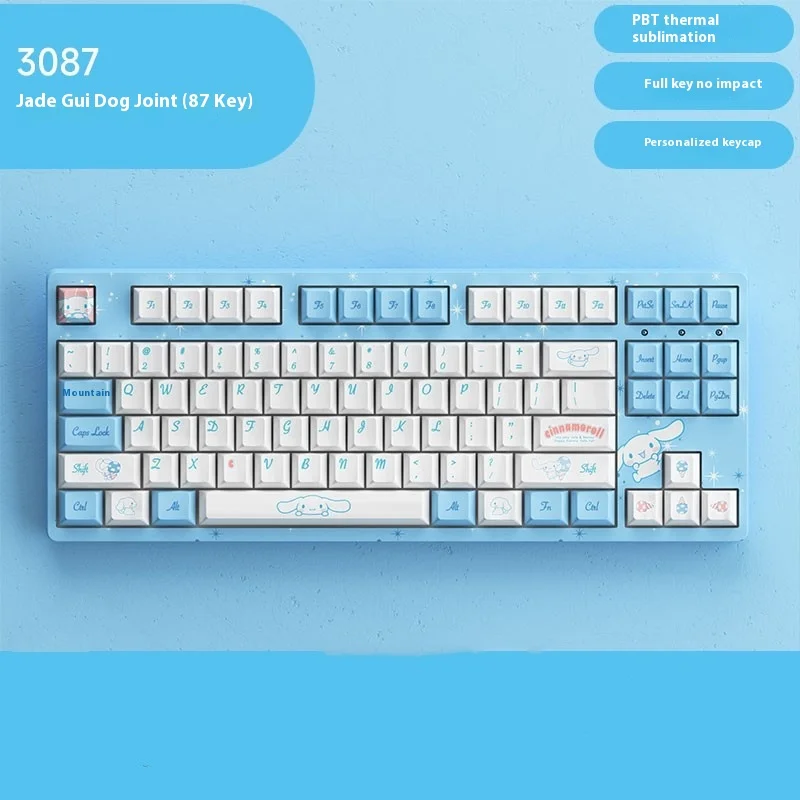 

Akko 3087/3108 Mechanical Keyboard Usb Wired Keyboard Keycaps Pbt Full Key Without Impulse Custom Gamer Keyboard Gift