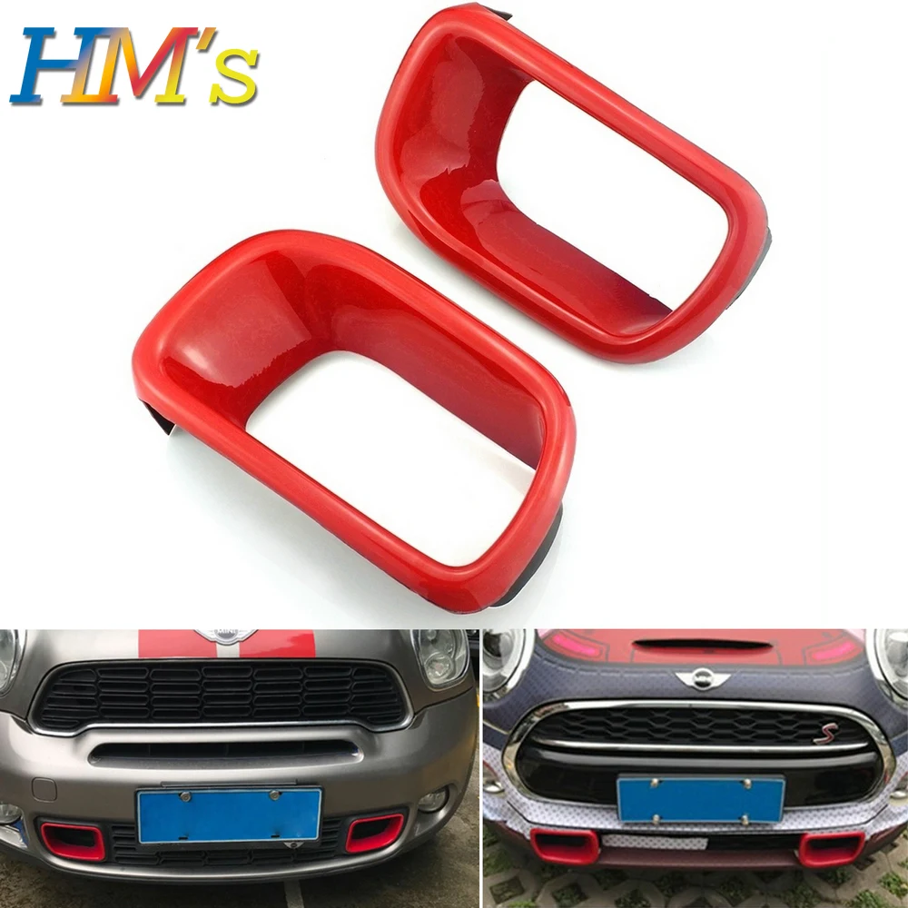 

Car Accessories For Mini Cooper S F55 F56 Hardtop Hatchback Front Grill Air Inlet Outlet Cover Sticker 2015- 2021
