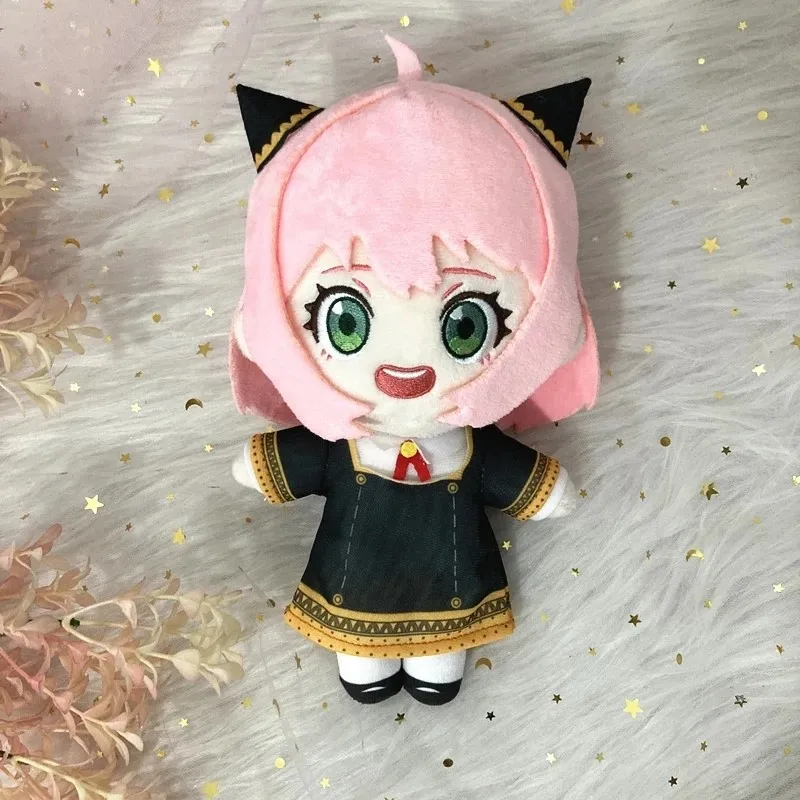 20cm Anime Anya Yor Forger Loid Forger Dog Figure Plush Model Figure Doll Cartoon Dominic Princess Stuffed Plushie Toy Gift