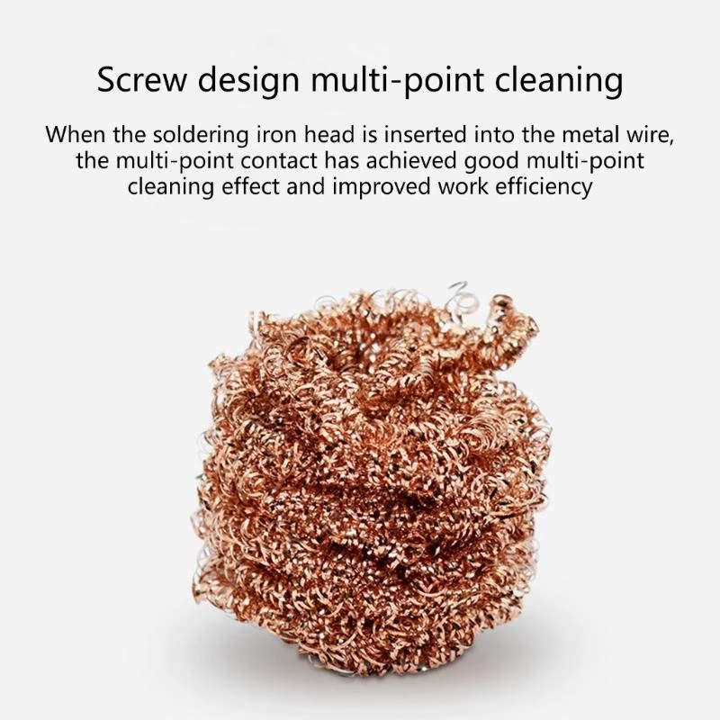 Portabel Solder Tip Iron Cleaner Portabel Portabel Soldering Alat Sederhana Dioperasikan untuk Penyimpanan Mudah & Kualitas yang