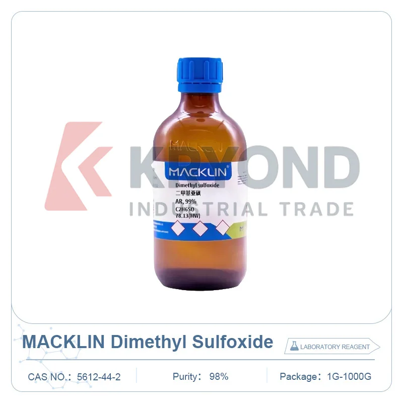 MACKLIN Dimetilsulfóxido DMSO 99% AR Reactivo Analítico Solvente de Laboratorio para Uso en Investigación Química y Pruebas 100ml 1L