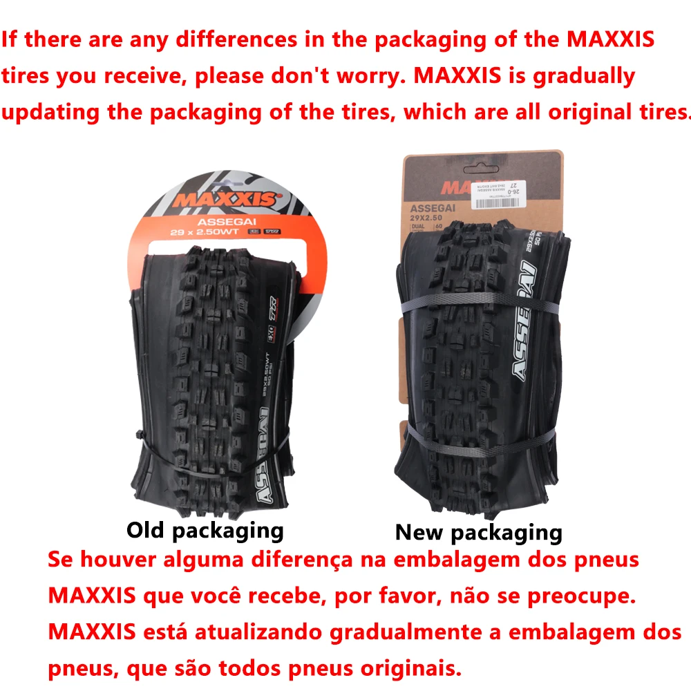 MAXXIS ASSEGAI Original TUBELESS READY EXO Anti-Pannen-Fahrradreifen 27,5 29 Für alle Trail Enduro-Downhill-Bedingungen – Detail 1