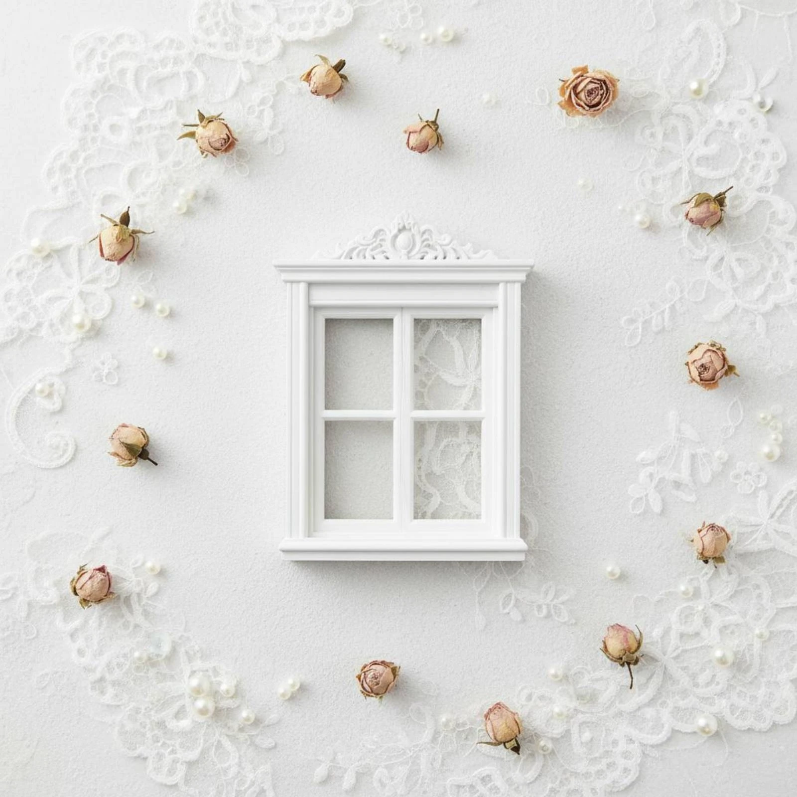 

Historical Gothic Dollhouse Window Realistic Design Dollhouse Window Frame