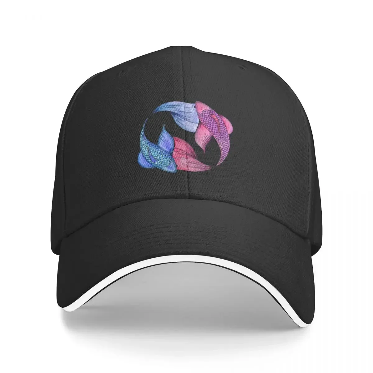 

Coloured Koi Baseball Cap Designer Hat Trucker Hat Male hat Golf Wear Men Women's