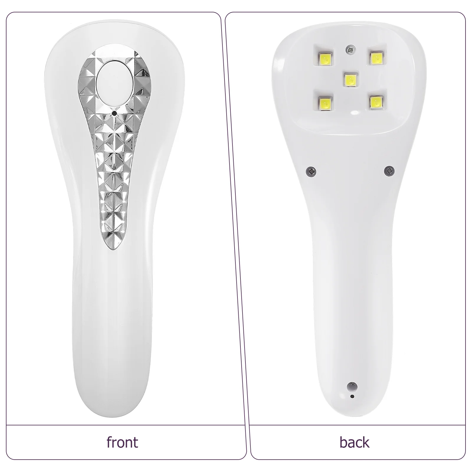 Máquina de fototerapia de esmalte de unha lâmpada luz manicure secador ferramenta abs led para unhas