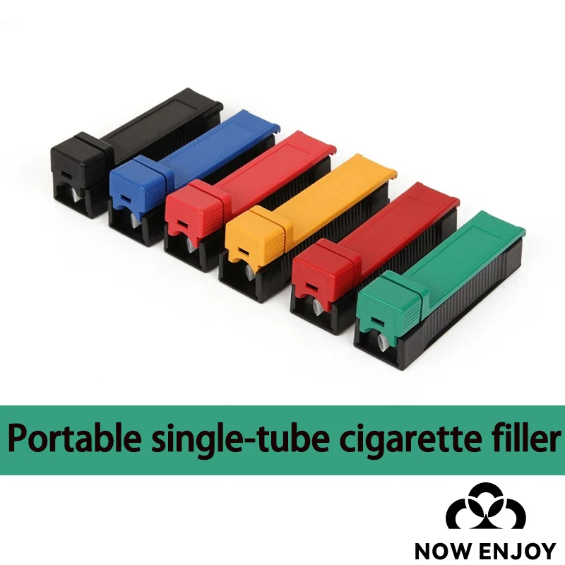 NOW ENJOY 2026 Manual Cigarette Rolling Machine - Single Tube Injector for Perfect & Tight Cigarettes, Easy to Use