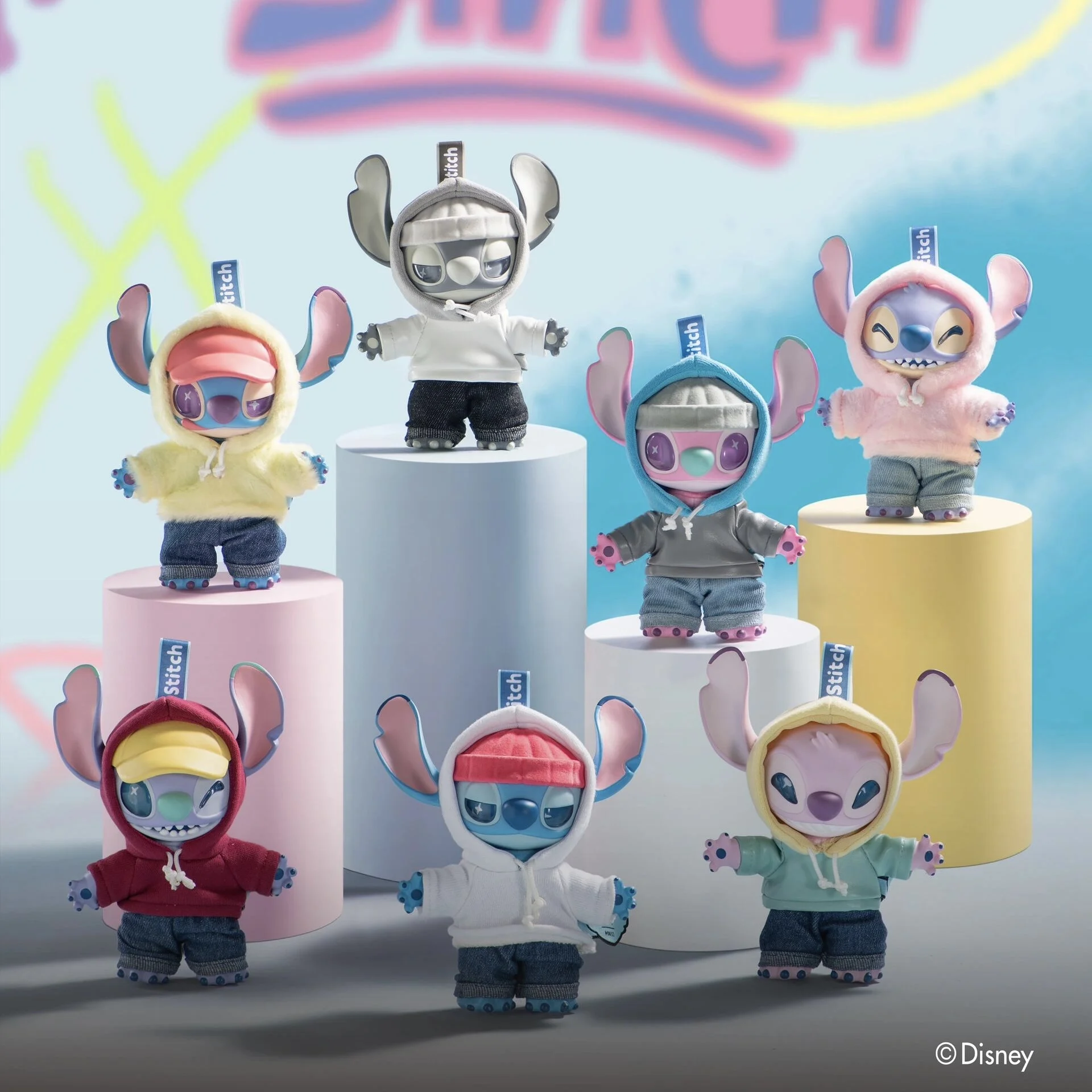 

Disney Stitch GenZ Street Series Blind Box Vinyl Peripheral Dolls High-value Gift Ornaments