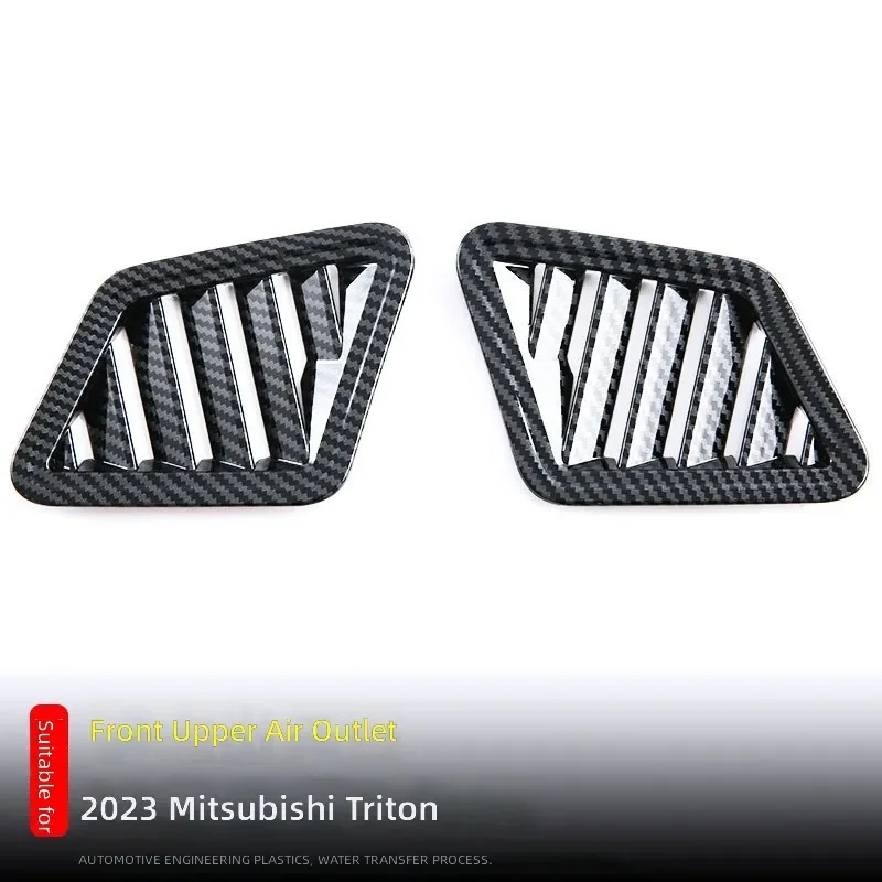 For Mitsubishi Triton L200 Front Fender Flares Wheel Arch Eyebrow Trim Decorative Accessories Modified Car Styling Parts