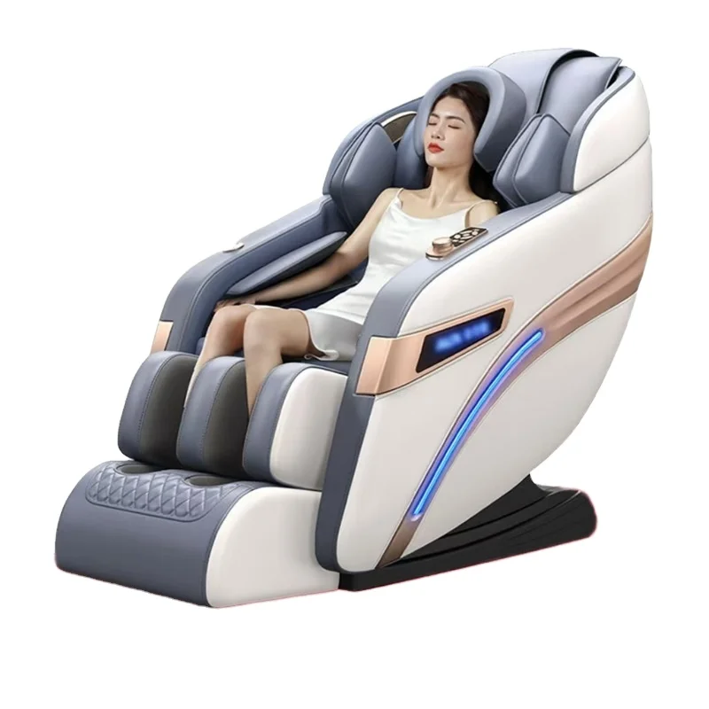 

Роскошное кожаное массажное кресло для всего тела MC03 с невесомостью и 8 фиксированными функциями для шеи, головы, ног, популярных