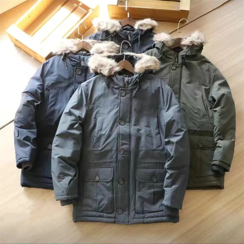 M65 Tooling Overcoat Waterproof Windproof Overcomes Cold Warm Winter Hooded Cotton Coat Outdoor Trekking Camping Walking Jacket