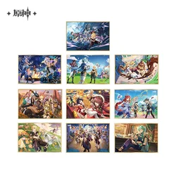Sunsyea Genshin Impact Official Merch miHoYo Original Authentic Theme Series Colored Paper Venti Zhongli Raiden Shogun Nahida