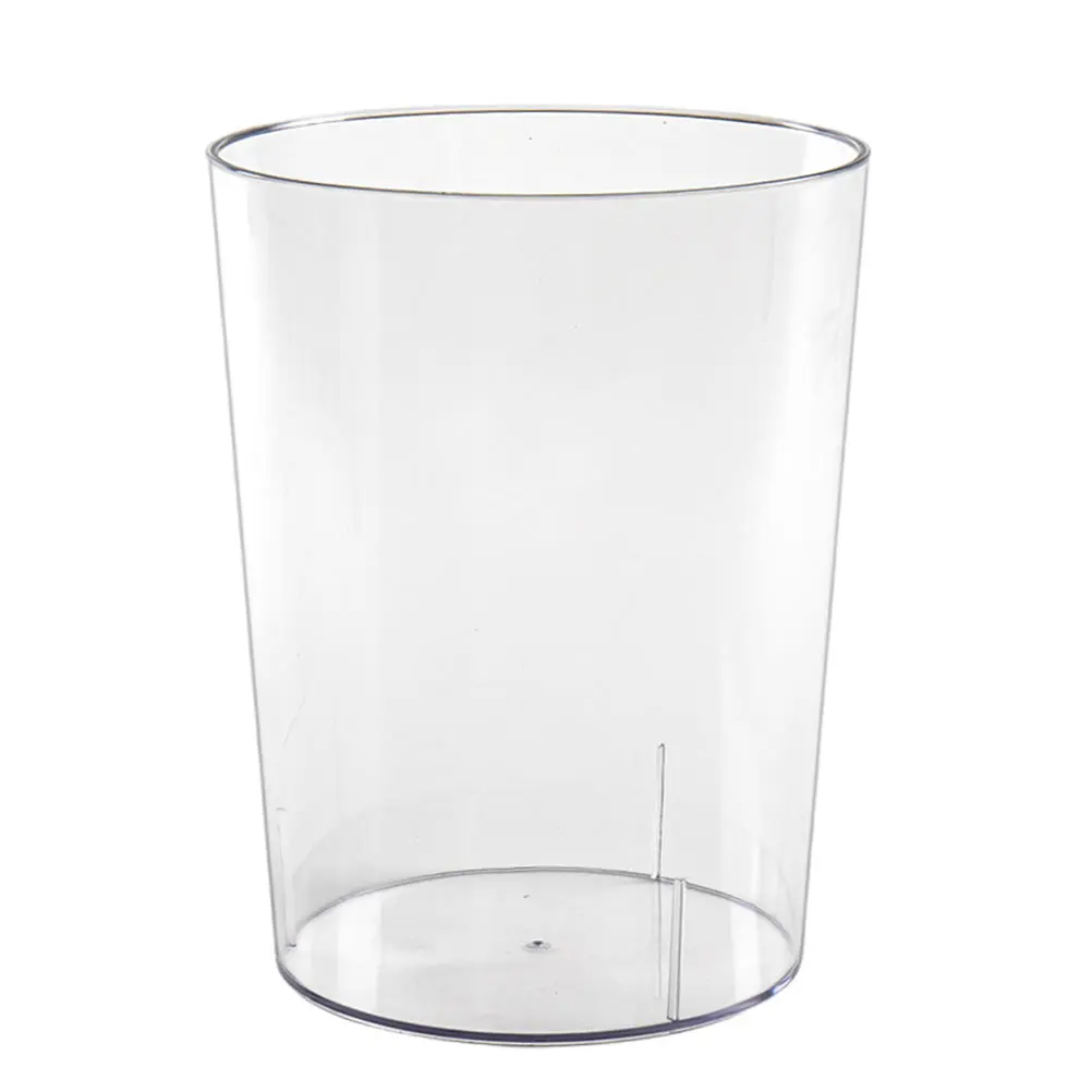 

Transparent Trash Can Waste Bin Modern Office Large Clear Garbage Container Waste Paper Basket Environmental