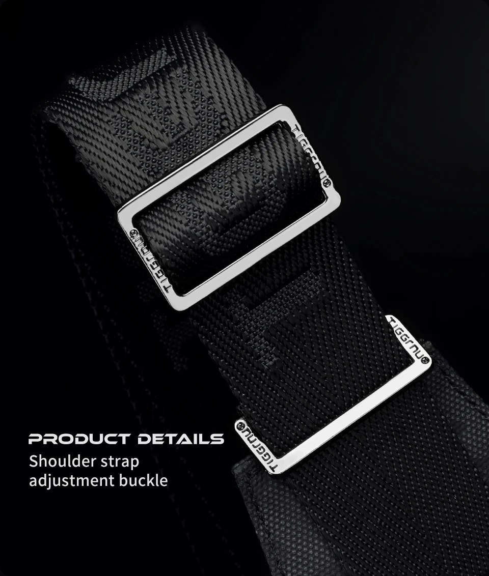 Tigernu Männer Mode Schulter Taschen Für Männer 9,7 11 zoll Ipad Tasche Brust Pack Männer Wasserdichte Große Kapazität Umhängetaschen mini Taschen – Detail 10
