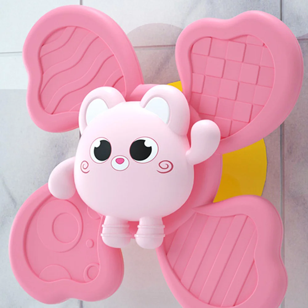 Cartoon Baby Fidget Spinner With Suction Cup Rotating Fingertip Gyro Puzzle Toy