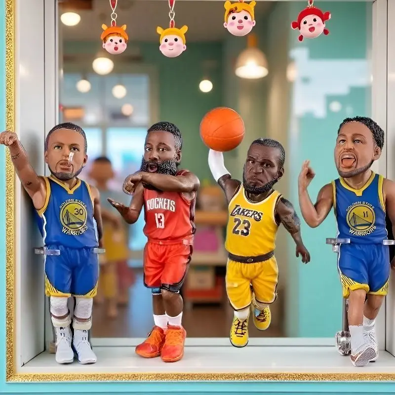 Figura de la estrella del baloncesto James Curry Harden, modelo de estatua, adorno, muñeco, regalo para niño