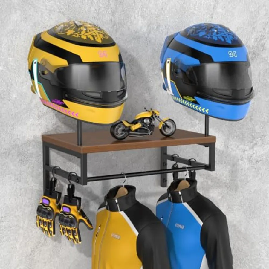 

Helmet Holder Wall Mount Motorcycle Helmet Holder Helmet Stand with Motorcycle Accories Helmet Rack for Display Wall Mount Moto