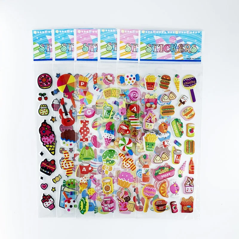 Pegatinas 3D de dulces para álbum de recortes – Manualidades infantiles - imagen 5