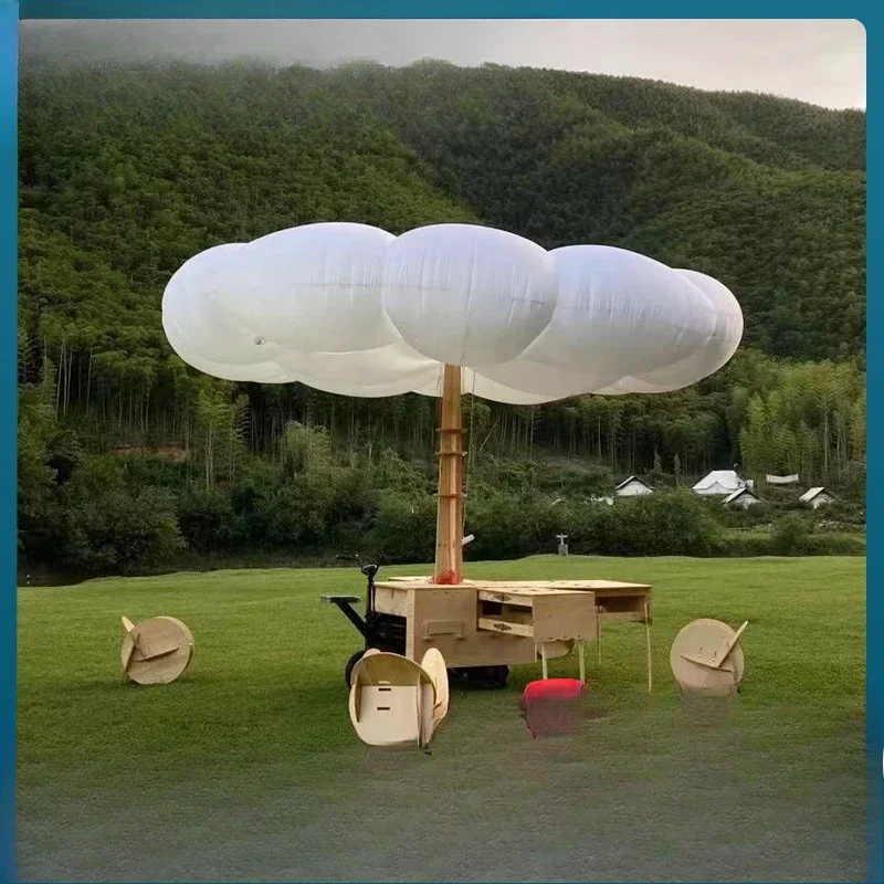 Cloud liftoff balloon inflatable cloud air model opening celebration special-shaped empty balloon customization