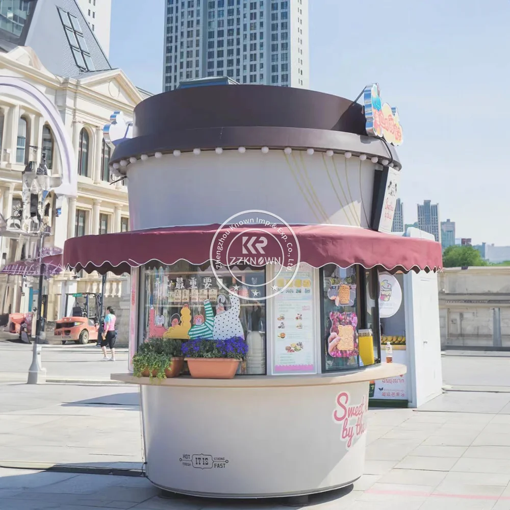 食品自動販売キオスク,スナックトレーラー,販売用フードトラック,コーヒー,バブルティーカート